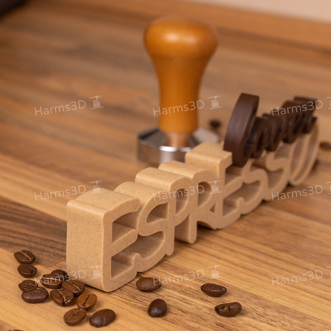 Deko Schriftzug „Espresso Lover“ für die Kaffeeecke
