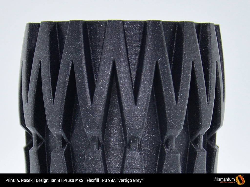 Fillamentum - TPU-98A - Flexfill Vertigo Grey - 500g