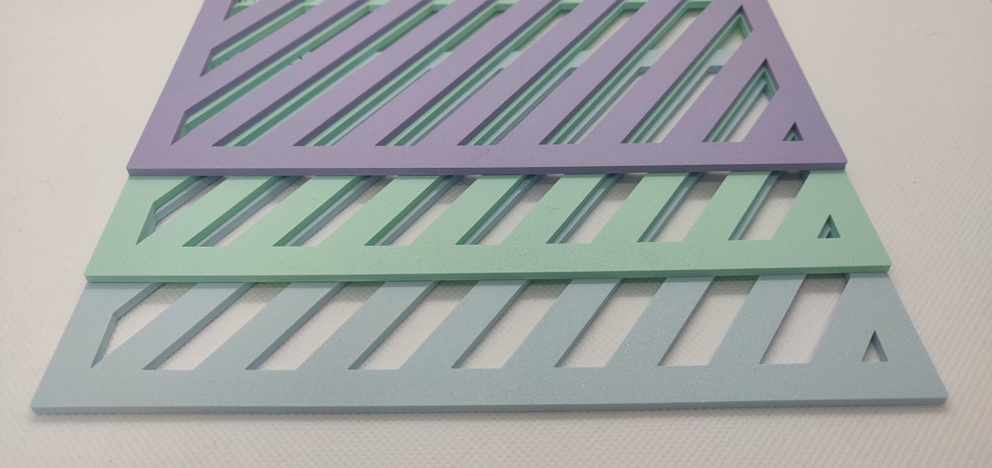 DinA5 Lineal 55Grad Schablone