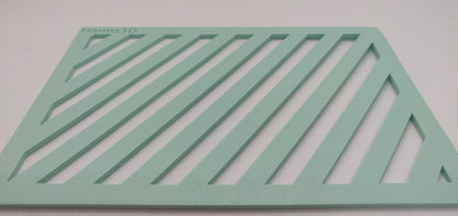 DinA5 Lineal 55Grad Schablone