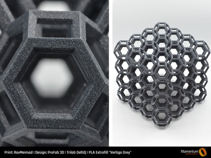 Filament PLA Extrafill Vertigo Grey