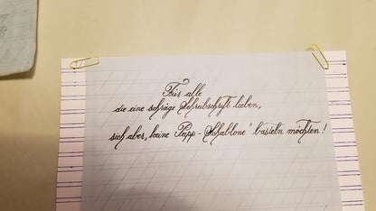 DinA5 Lineal 55Grad Schablone