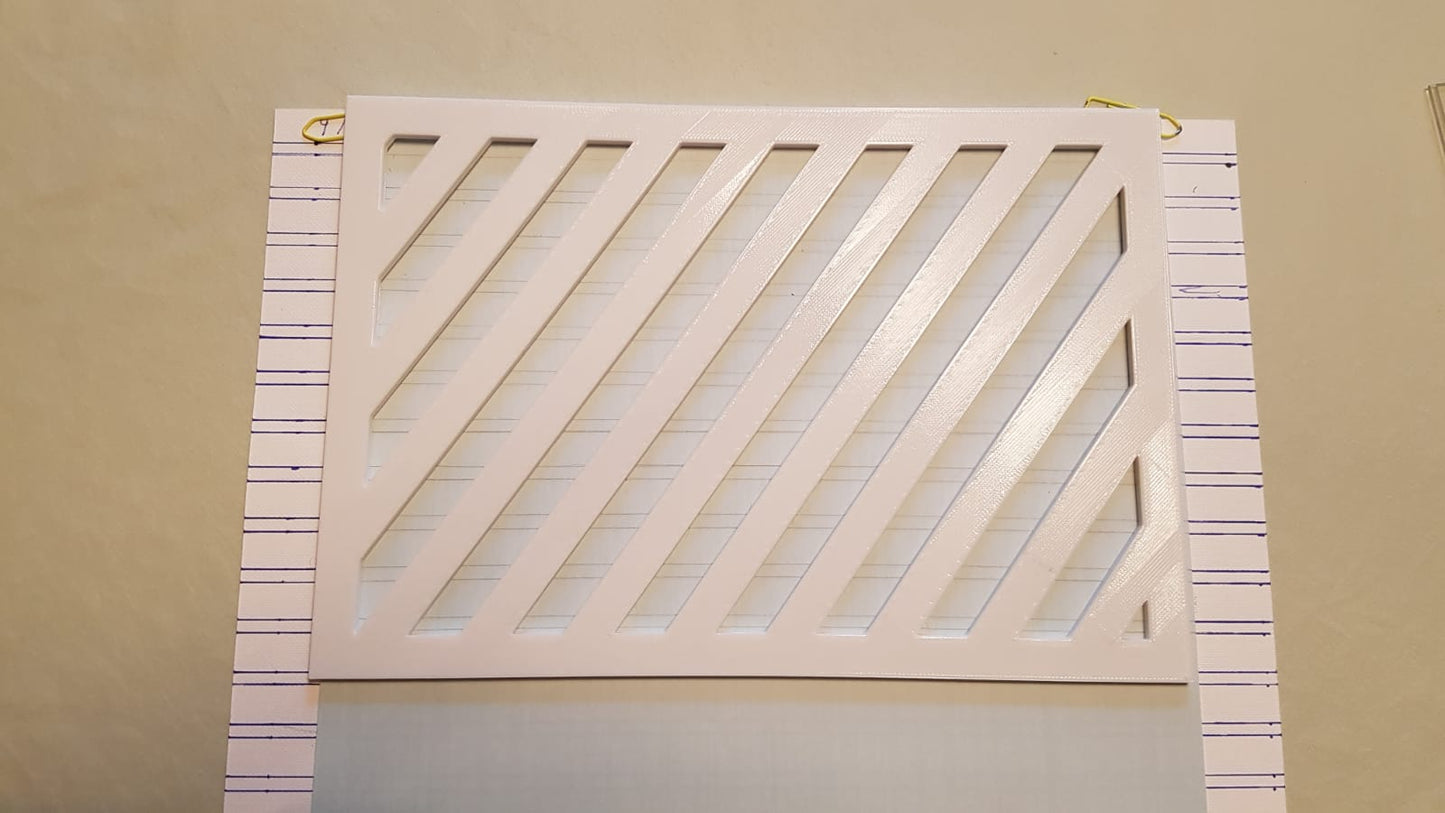 DinA5 Lineal 55Grad Schablone