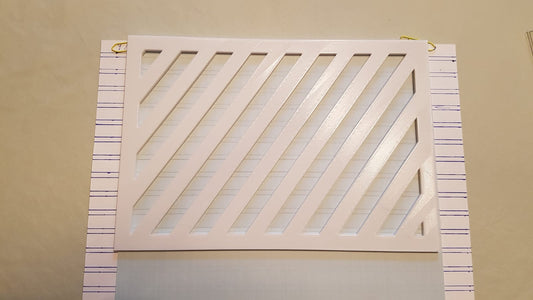 DinA5 Lineal 55Grad Schablone